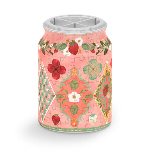 Pintoo BA1014 Strawberry Days - Large Jar Jigsaw Puzzle