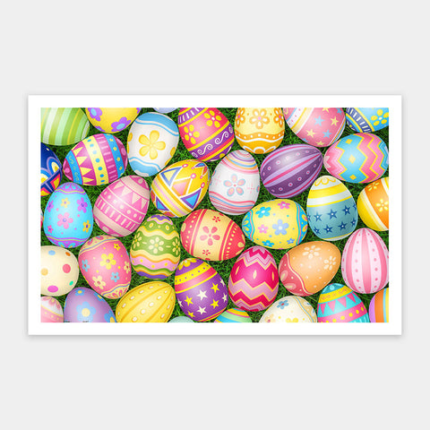 Pintoo H3485 Happy Easter Colorful Eggs - 1000 Piece Jigsaw Puzzle