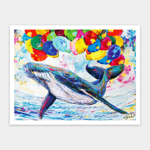 Pintoo H3513 Floating Whale - 1200 Piece Jigsaw Puzzle by NiJiSuKe