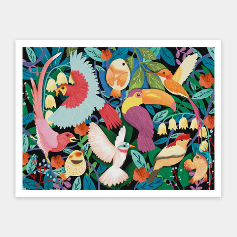 Pintoo H3520 Exotic Birds - 1200 Piece Jigsaw Puzzle by Lisa Wee