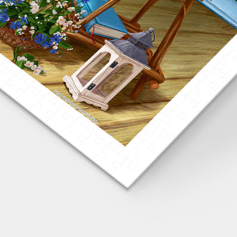 Pintoo H3610 Terrace Near the Mountain Lake by Image World - 1000 Piece Jigsaw Puzzle