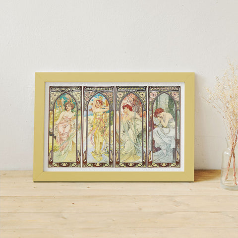 Pintoo H3641 The Times of the Day by Alphonse Mucha - 1000 Piece Jigsaw Puzzle