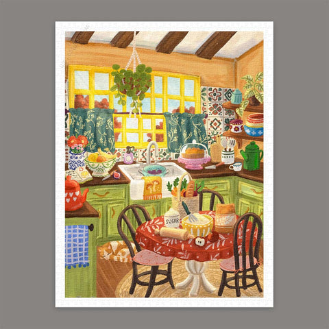 Pintoo H3649 Green Kitchen Sunlight - 1200 Piece Jigsaw Puzzle by Olivia Gibbs