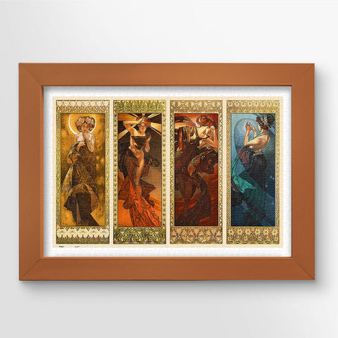 Pintoo H3670 The Moon and the Stars by Alphonse Mucha - 600 Piece Jigsaw Puzzle