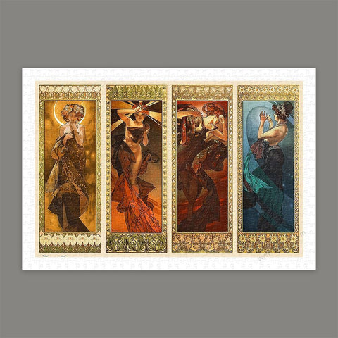Pintoo H3670 The Moon and the Stars by Alphonse Mucha - 600 Piece Jigsaw Puzzle
