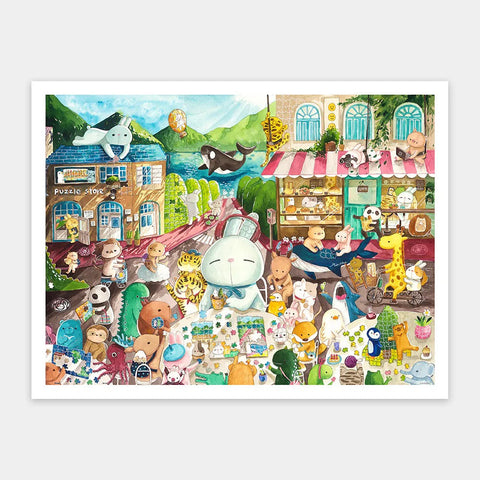 Pintoo H3693 Puzzle Carnival by MiniHan - 1200 Piece Jigsaw Puzzle