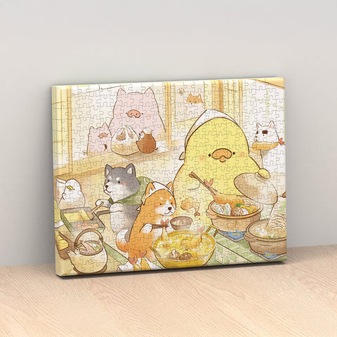Pintoo HN1429 Canteen - 366 Piece Jigsaw Puzzle by FoodieG