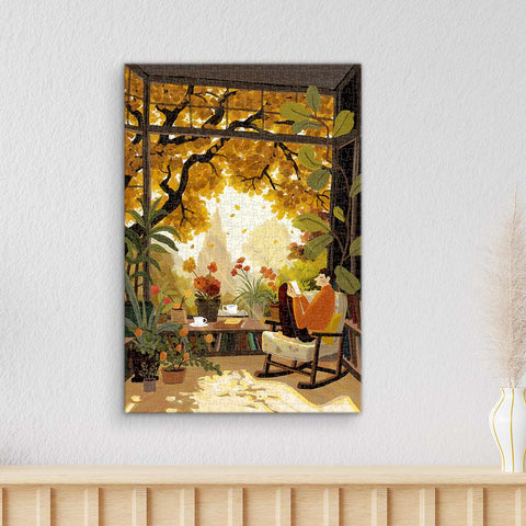 Pintoo HN1461 Autumn Weekend - 696 Piece Jigsaw Puzzle by Paco Yao