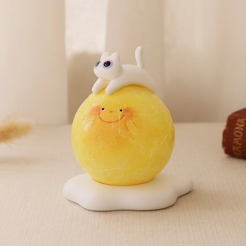 Pintoo J1145 Moon and Sunshine by Little Oil Art - Puzzle Sphere Light Jigsaw Puzzle