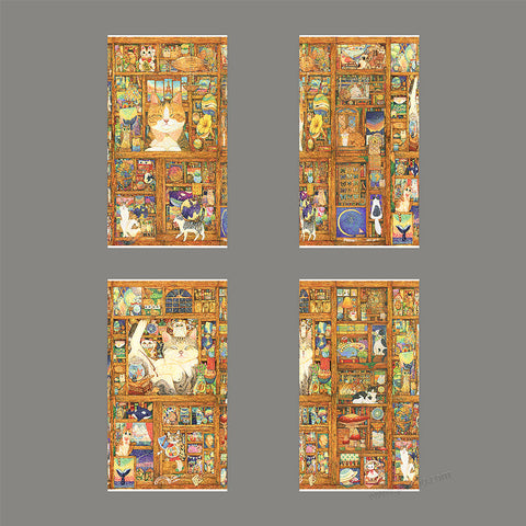 Pintoo JB1001 Cat's Shop - Puzzle Table Lamp Jigsaw Puzzle by Cotton Lion