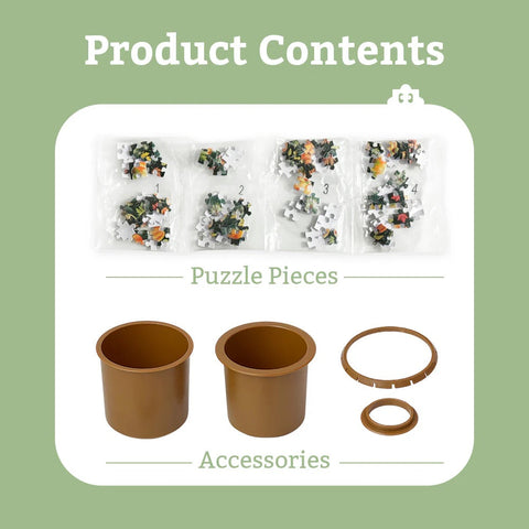 Pintoo K1116 Little Garden - Flower Pot Jigsaw Puzzle