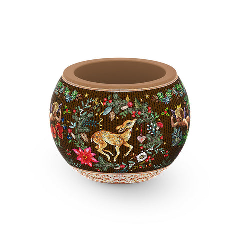 Pintoo K1130 Deer Carol - Flower Pot Jigsaw Puzzle
