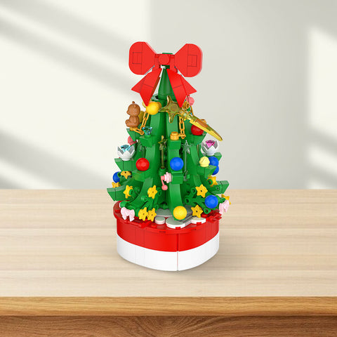 Pintoo KZ1216 Xmas Tree - Mini Bricks Potted Plant Jigsaw Puzzle