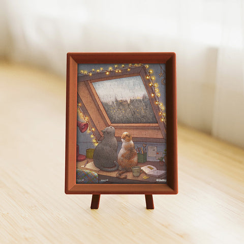 Pintoo Q1201 Raining Window - 80 Piece XS Jigsaw Puzzle by Limduey
