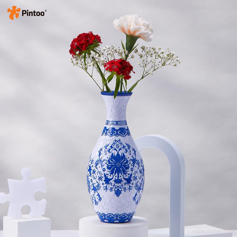 Indigo Age - 3D Puzzle Vase Jigsaw Puzzle