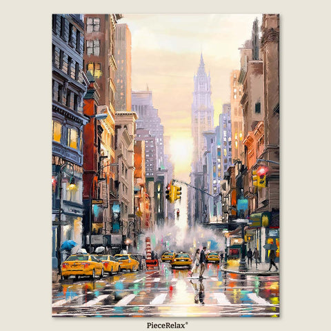 Pintoo U1040 New York - 1008 Piece Jigsaw Puzzle by The Macneil Studio