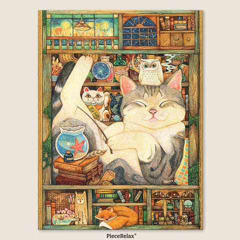 Pintoo U1072 Break Time - 1008 Piece Jigsaw Puzzle by Cotton Lion