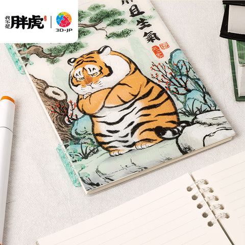 Pintoo YE1002 Fat and Angry by I am not a fat tiger - A5 Book Cover