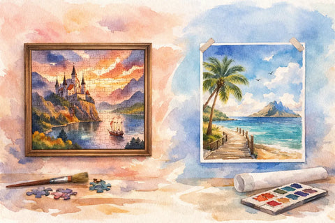 Puzzle Frames Versus Posters for Your Walls