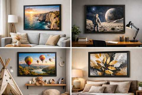 10 Framed Puzzle Art Ideas for Every Room