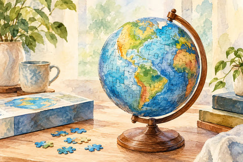 Plastic Globe Review: A Puzzle That Becomes Décor