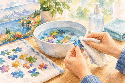 How to Clean Plastic Puzzle Pieces Safely