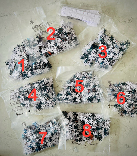 Midnight Tui and Harakeke - 2000 Piece Jigsaw Puzzle