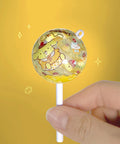Pintoo - Pompompurin Series - Pudding Flavor - Lollipop Puzzle Keychain [A4009]