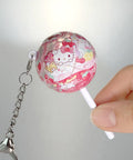 Pintoo - Hello Kitty Series - Strawberry Flavor - Lollipop Puzzle Keychain [A4012]