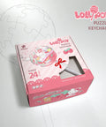 Pintoo - Hello Kitty Series - Strawberry Flavor - Lollipop Puzzle Keychain [A4012]