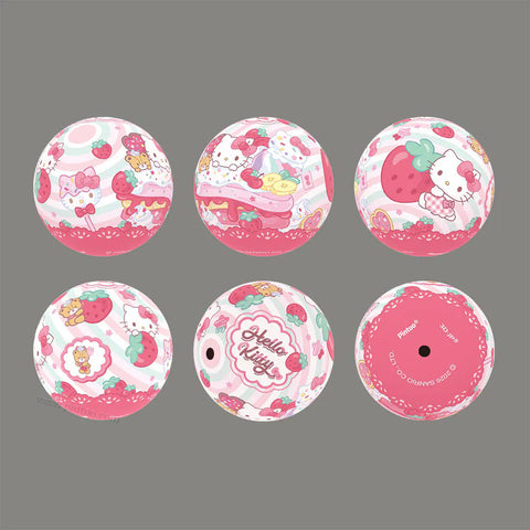 Pintoo - Hello Kitty Series - Strawberry Flavor - Lollipop Puzzle Keychain [A4012]