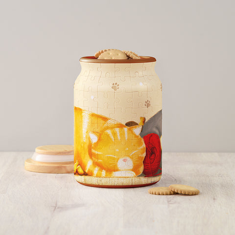 Take a Nap - Large Glass Jar Jigsaw Puzzle