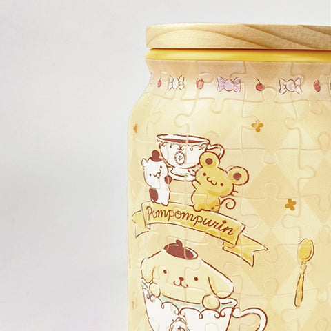 Pintoo - Afternoon Tea Snack Shop - Large Puzzle Jar 128 Pieces [BA1007] - Pompompurin Series