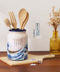 PieceRelax - The Great Wave of Kanagawa - Large Puzzle Jar 128 Pieces [BA1023] - Hokusai