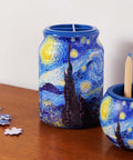 PieceRelax - The Starry Night - Large Puzzle Jar 128 Pieces [BA1024] - Vincent Van Gogh