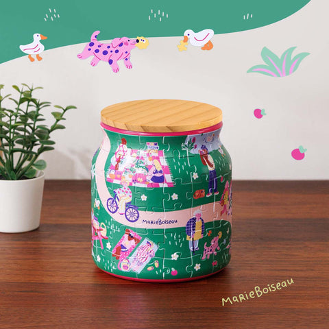 PieceRelax - Peace by Piece - Medium Puzzle Jar 128 Pieces [BB1062] - Marie Boiseau