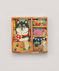 Pintoo D1308 Shiba by Cotton Lionm - 16pcs Jigsaw Puzzle Magnet
