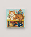 Pintoo D1310 Ginger Cat by Cotton Lionm - 16pcs Jigsaw Puzzle Magnet