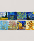 Pintoo D1647 Van Gogh's Palette - 8 x 16pcs Jigsaw Puzzle Magnets by Vincent van Gogh