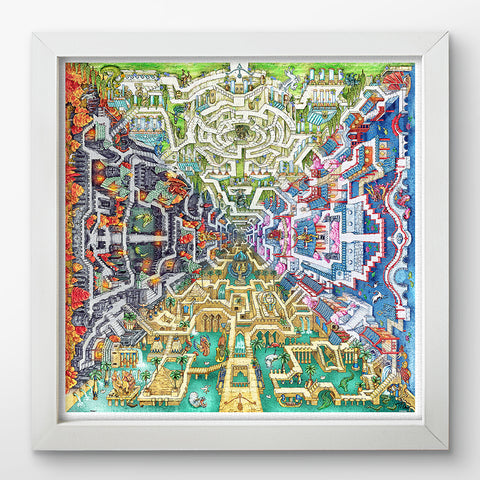 Myth Maze - 1600 Piece Jigsaw Puzzle