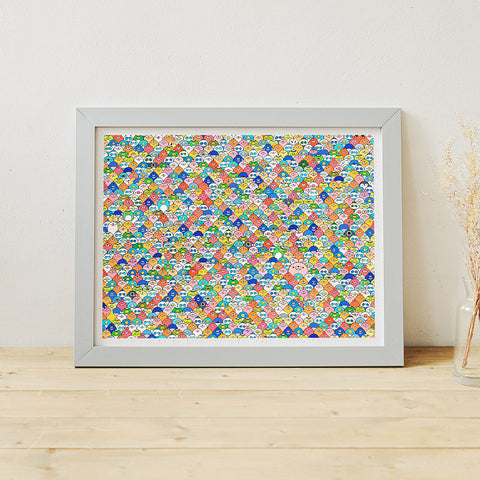 Pintoo H2393 WARAWARA No.100 - 1200 Piece Jigsaw Puzzle by kotsuw