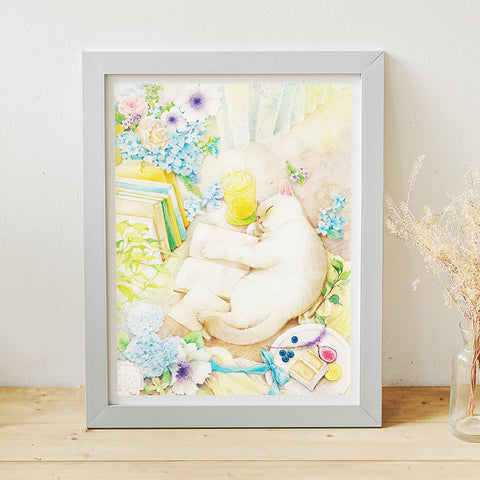 Pintoo H2609 A Napping Cat by Jina - 1200 Piece Jigsaw Puzzle