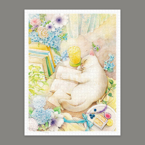 Pintoo H2609 A Napping Cat by Jina - 1200 Piece Jigsaw Puzzle