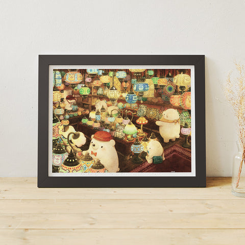 Pintoo H3115 The Mosaic Lamp Shop - 1200 Piece Jigsaw Puzzle by ちっぷ