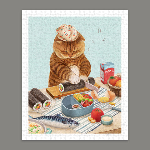 Pintoo H3179 Let's Go On a Picnic - 500 Piece Jigsaw Puzzle by Nyangsongi