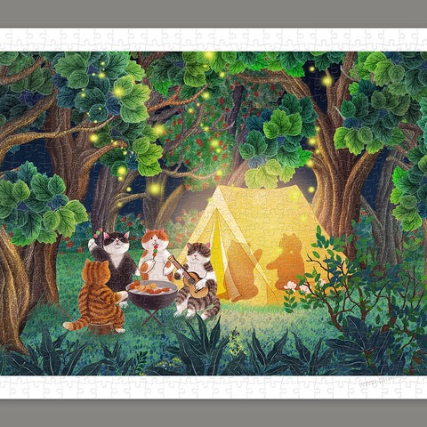 Pintoo H3180 Camping Holiday - 800 Piece Jigsaw Puzzle by Nyangsongi