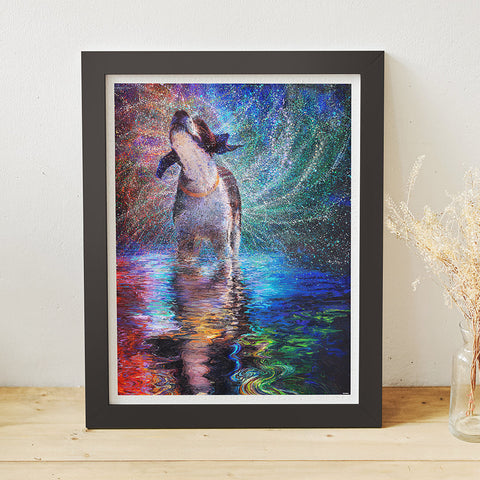 Pintoo H3213 Shaking Springer Spaniel by Iris Scott - 1200 Piece Jigsaw Puzzle