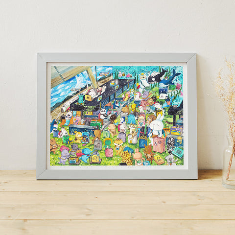 Pintoo H3268 Let's Go Abroad - 1200 Piece Jigsaw Puzzle by MiniHan