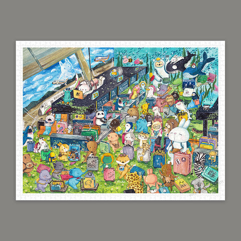Pintoo H3268 Let's Go Abroad - 1200 Piece Jigsaw Puzzle by MiniHan