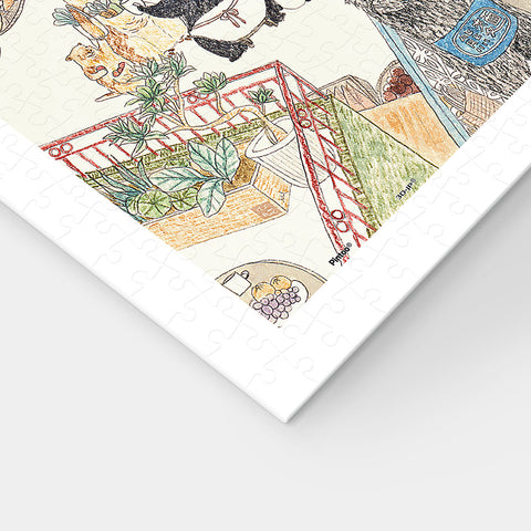 Pintoo H3276 Follow the animals to explore the market! - 1200 Piece Jigsaw Puzzle by Jhu Gong Fan Hua